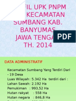 Profil UPK PNPM Sumbang 2014