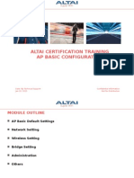 AP Basic Configuration Trainning - v1.4 - 201501