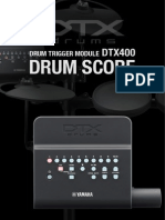 DTX - 400 Drum Score Practice Grooves