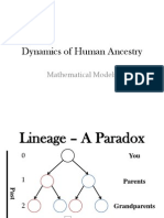 Dynamics of Human Ancestry