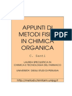 Metodi Fisici Chimica Organica - Santi