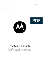 Datasheet Motorola Buds - Multilenguajes