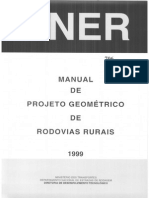 Manual Projeto Geometrico - DNER