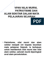 Penerapan Nilai Murni, Unsur Patriotisme Dan Alam