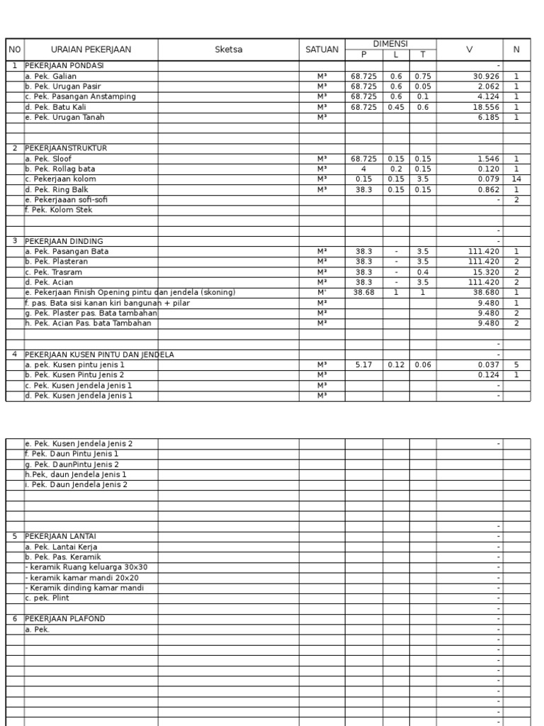 AHSP | PDF | Griya & Taman