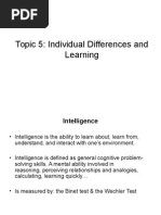 Individual Differences, PPT