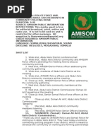 SOMALI POLICE FORCE AND AMISOM JOIN ABDUL ASIS RESIDENTS IN COMMUNITY POLICING DRIVE