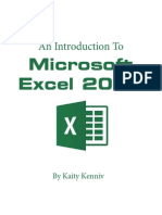 excel 2013 basic tutorial