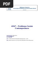 41047 - Problemas Sociais - (Apontamentos) Jorge Loureiro