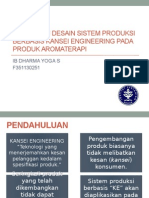 Analisis Dan Desain Sistem Produksi Berbasis Kansei Engineering Pada Produk Aromaterapi