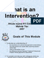 1 - What Is An Intervention