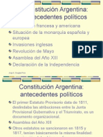 Antecedentes Constitucion Argentina 1853