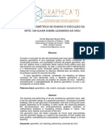 O TRACO GEOMETRICO NO ENSINO E EXECUCAO DA ARTE UM OLHAR SOBRE LEONARDO DA VINCI - Cópia PDF