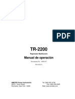 TR2200 Manual de Operación