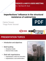Brazil 2014ugm Imperfections in Structural Resistance of Submarines