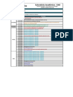 Calendario Geral EAD 2015.4 Semestral