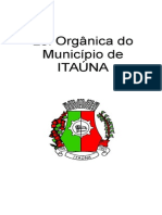 Lei Organica Atualizada Ate Emenda Lei Org 02-2012