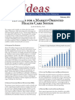 Ten Steps For A Market-Oriented Health Care System