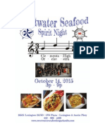 Sweetwater Seafood Spirit Night