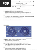 Exercicios de Fossilizaçao