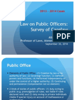 Law on Public Officers