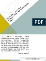 Pacto Nacional Pela Alfabetização Na Idade Certa