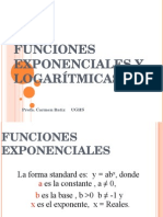 Funciones Exponenciales