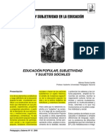 3 Educación Popular, Subjetividad y Sujetos Sociales de Alfonso Torres Resaltado