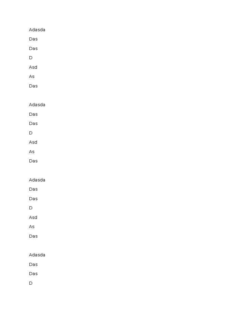 Repetitive Text Analysis | PDF
