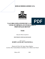 Las Organizaciones de La Sociedad Civil en México, Su Evolución y Principales Retos.