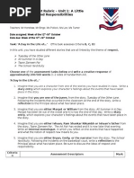 y6 assessment rubric - a little respect  2   1 