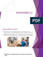 Ergonomics II