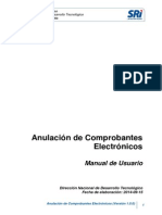Manual Anulacion de Comprobantes Electronicos 01 - 10 - 2014 PDF