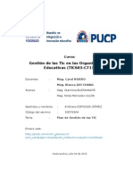 Trabajo Final Sobre Plan de Gestion de Las TIC - Enlace de PREZI