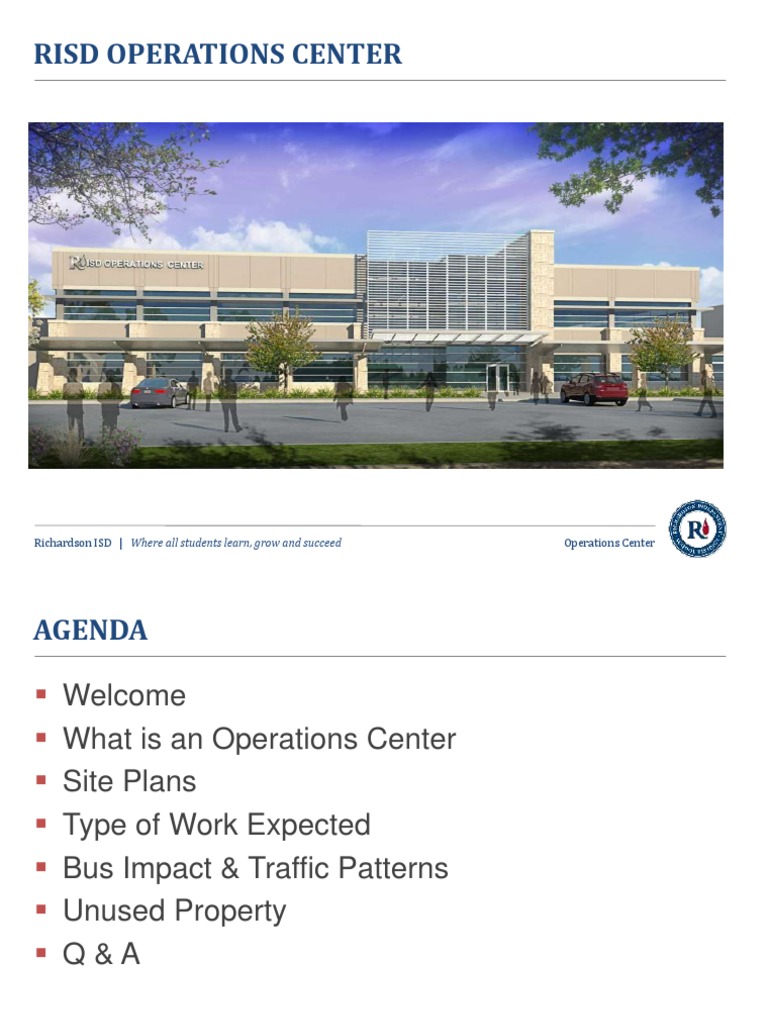 RISD Operations Center Overview | PDF