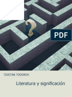 TODOROV, T. Literatura y Significacion