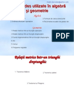 Constantin Danut - Formule Des Utilizate in Algebra Si Geometrie [Ibuc.info]