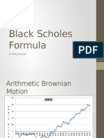 Black Scholes Formula: D.Majumdar