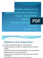 Erosión Costera en El Departamento de La Libertad - 1