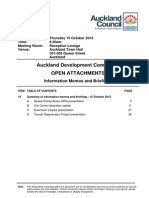 Auckland Development Committee Agenda Attachments - October 2015