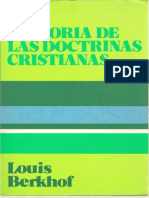 Louis Berkhof - Historia de Las Doctrinas Cristianas