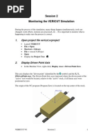 Vericut - Session 2 Monitoring Simulation