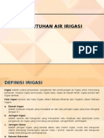 Kebutuhan Air Irigasi