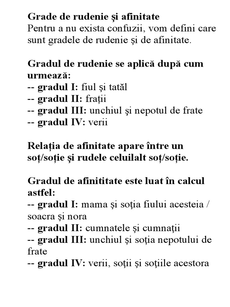 Grade de Rudenie Și Afinitate | PDF
