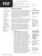 Estrutura Curricular _ Departamento de Filosofia