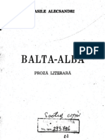 Balta Alba - Vasile Alecsandri