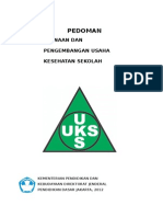 Pedoman Pembinaan Uks