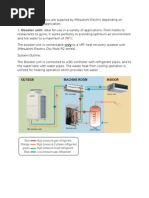 Mitsubishi Electric Booster and HEX Unit