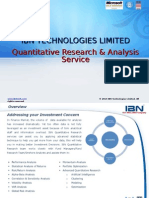 IBN Quant Research & Analysis Service 2015