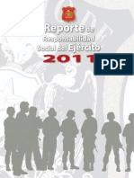  Reporte RS Ejército de Chile 2011